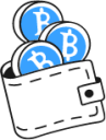 bitcoin wallet crypto illustration