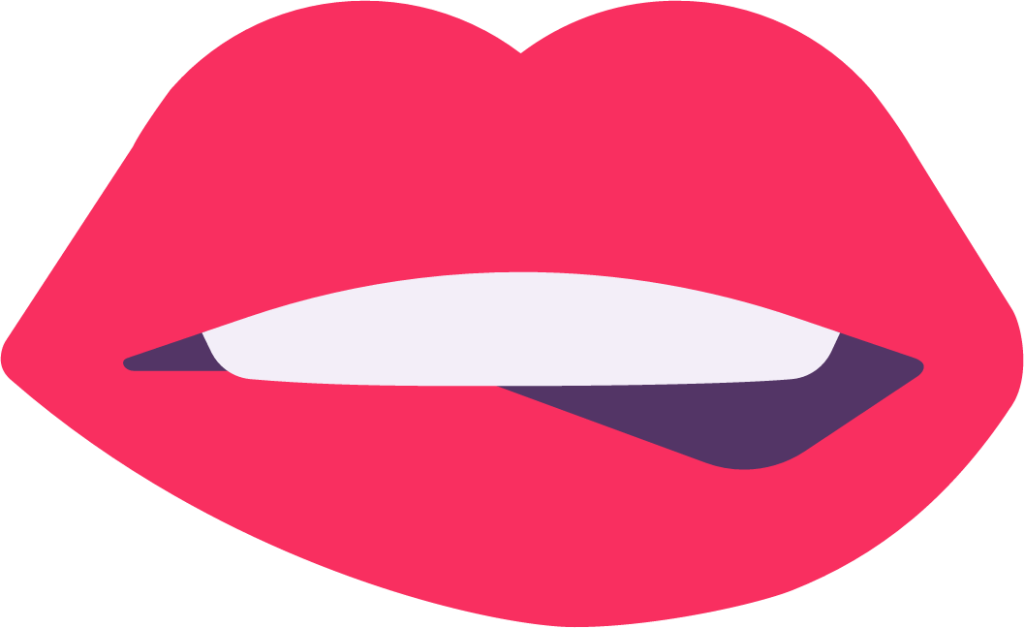 biting lip emoticon