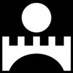 black bridge icon