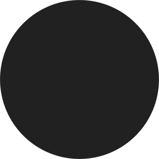 black circle emoji