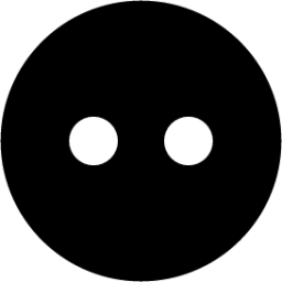 black circle with two white dots emoji