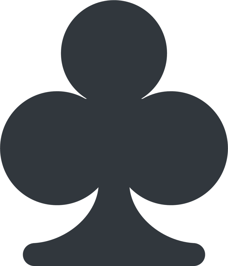 black club suit emoji