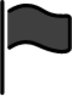 black flag emoji