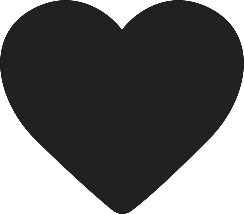 black heart emoji