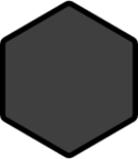 black hexagon emoji