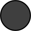black large circle emoji