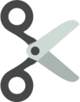black scissors emoji