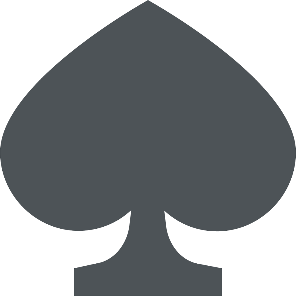 black spade suit emoji