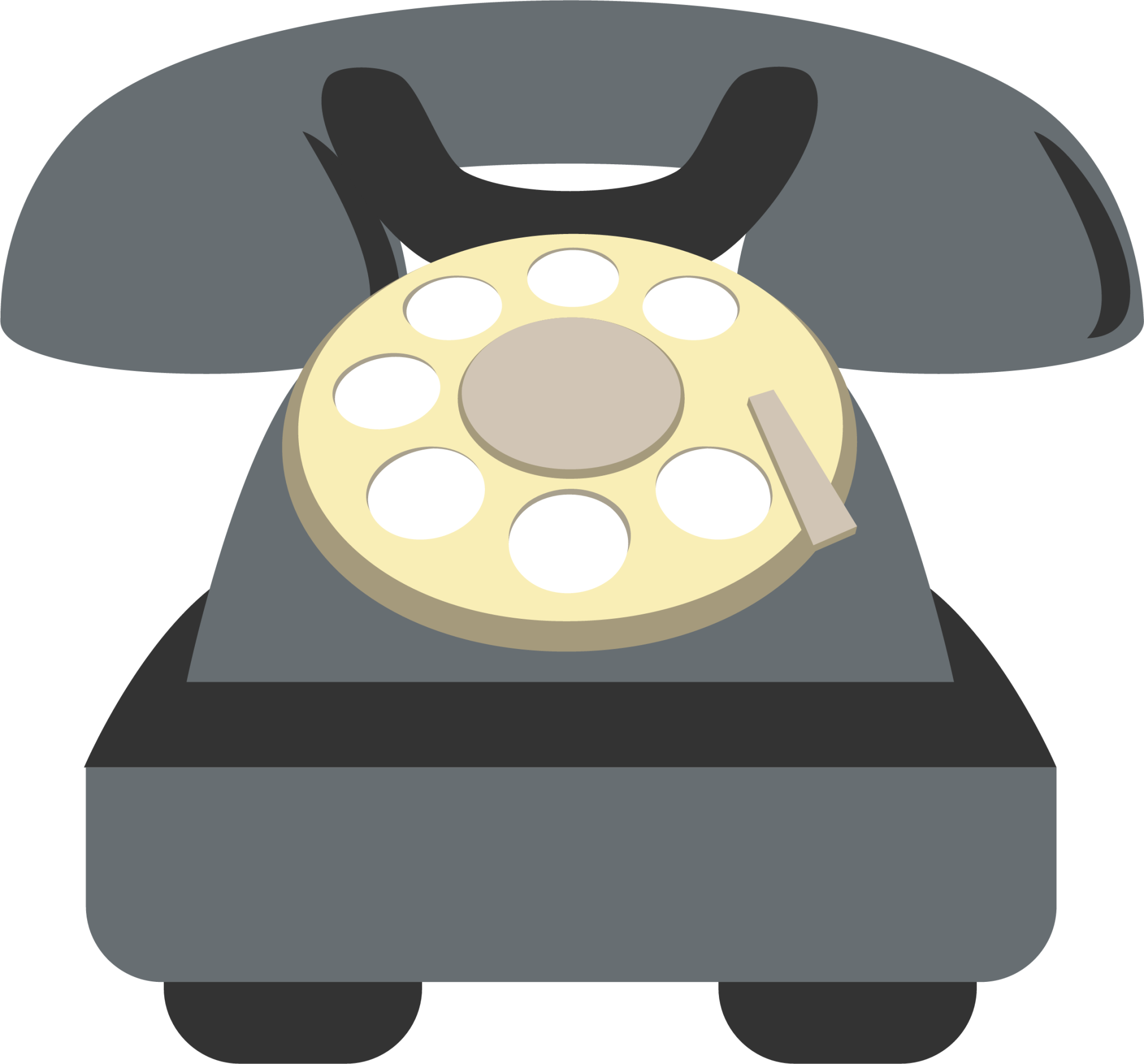 black telephone emoji