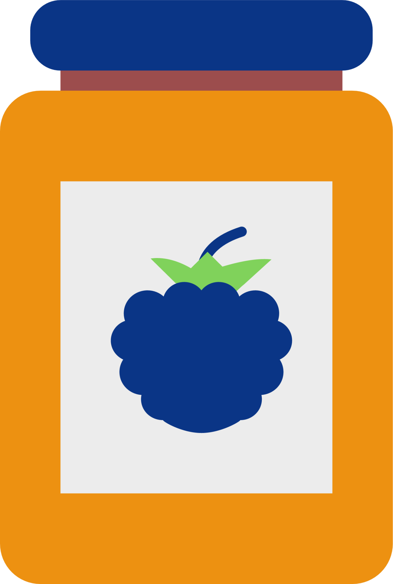 blackberry jam preserve icon