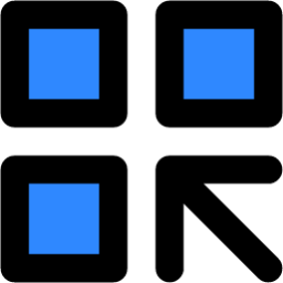 blocks and arrows icon