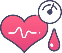 blood health heart hypertension medical pressure pulse illustration
