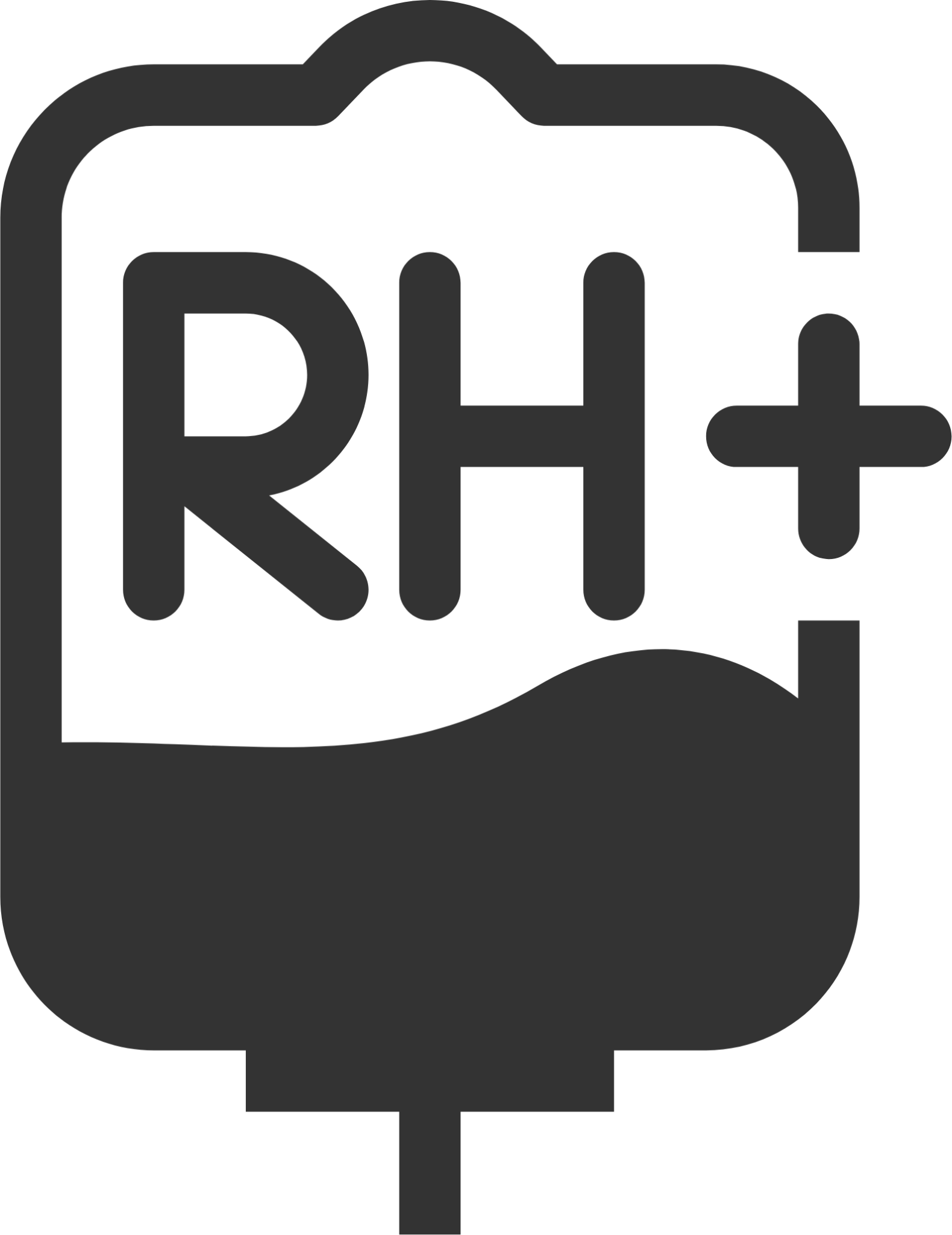 Blood Type RH+ icon