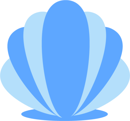 blue clam icon