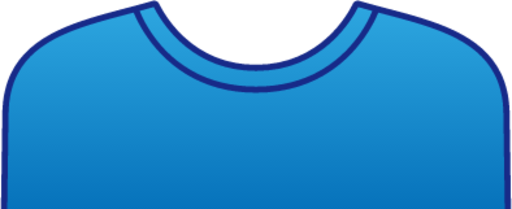 blue shirt emoji