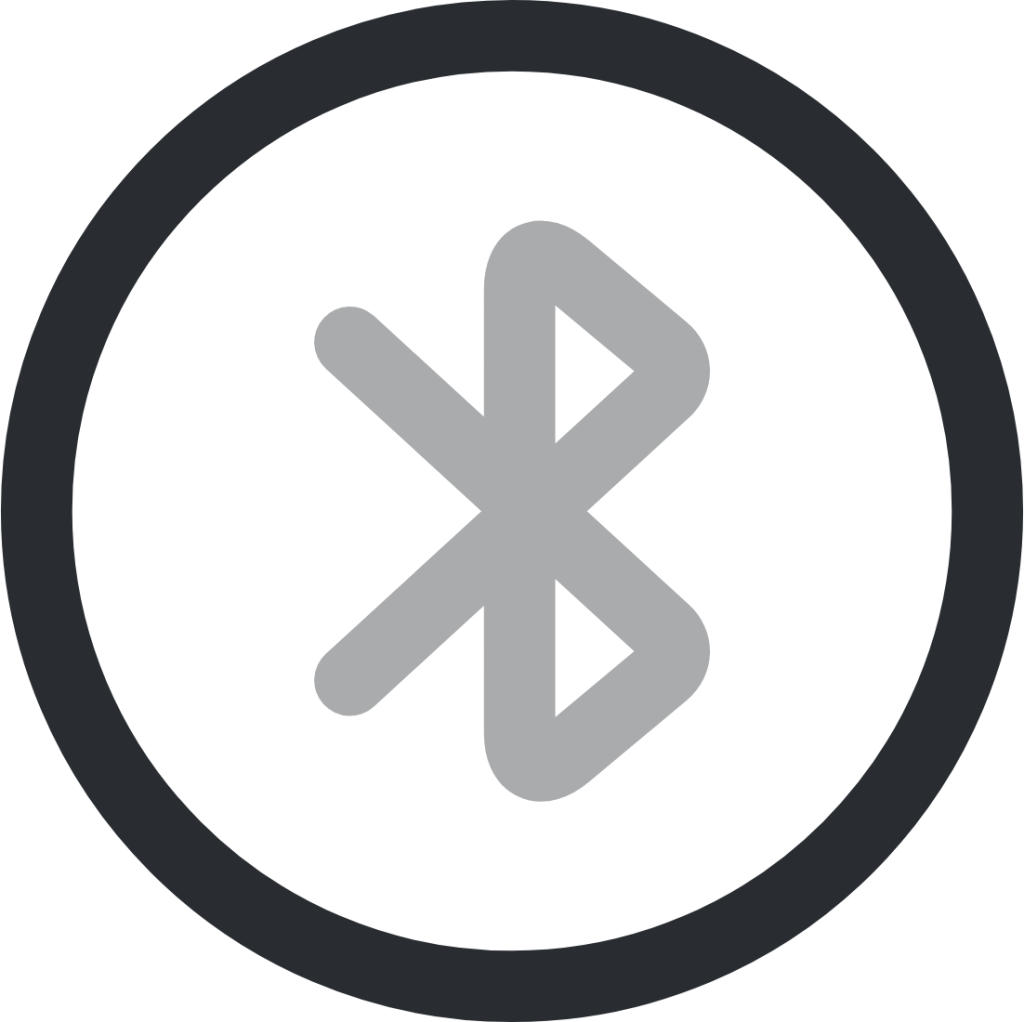 bluetooth circle icon