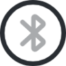 bluetooth circle icon