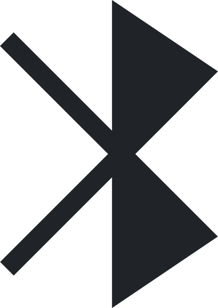 bluetooth (sharp filled) icon