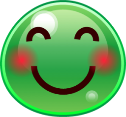blush (slime) emoji