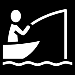 boat fishing icon