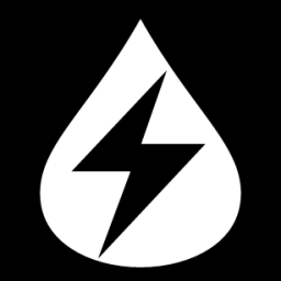 bolt drop icon