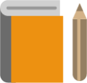 book pencil icon