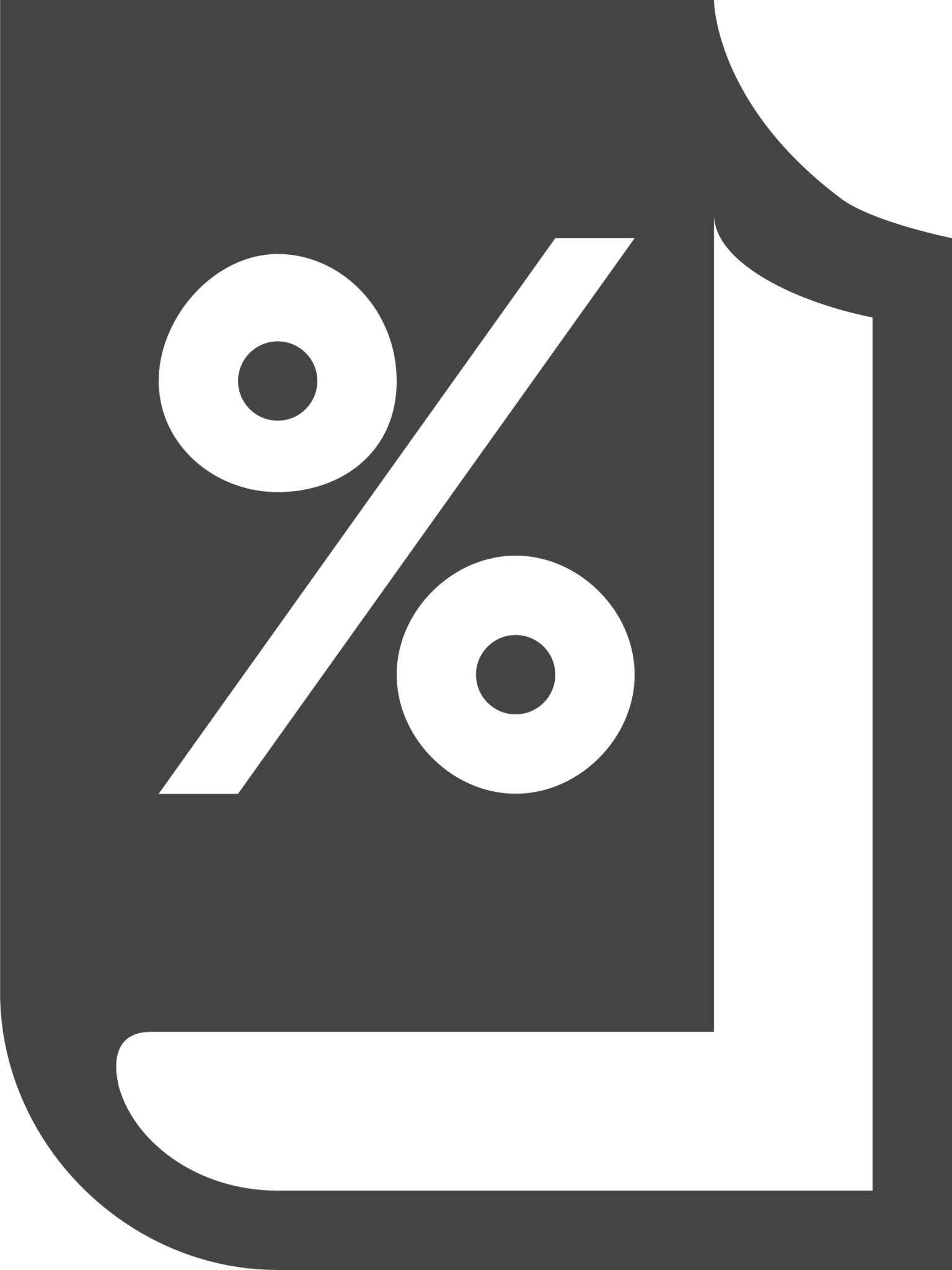 book percent icon