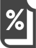 book percent icon