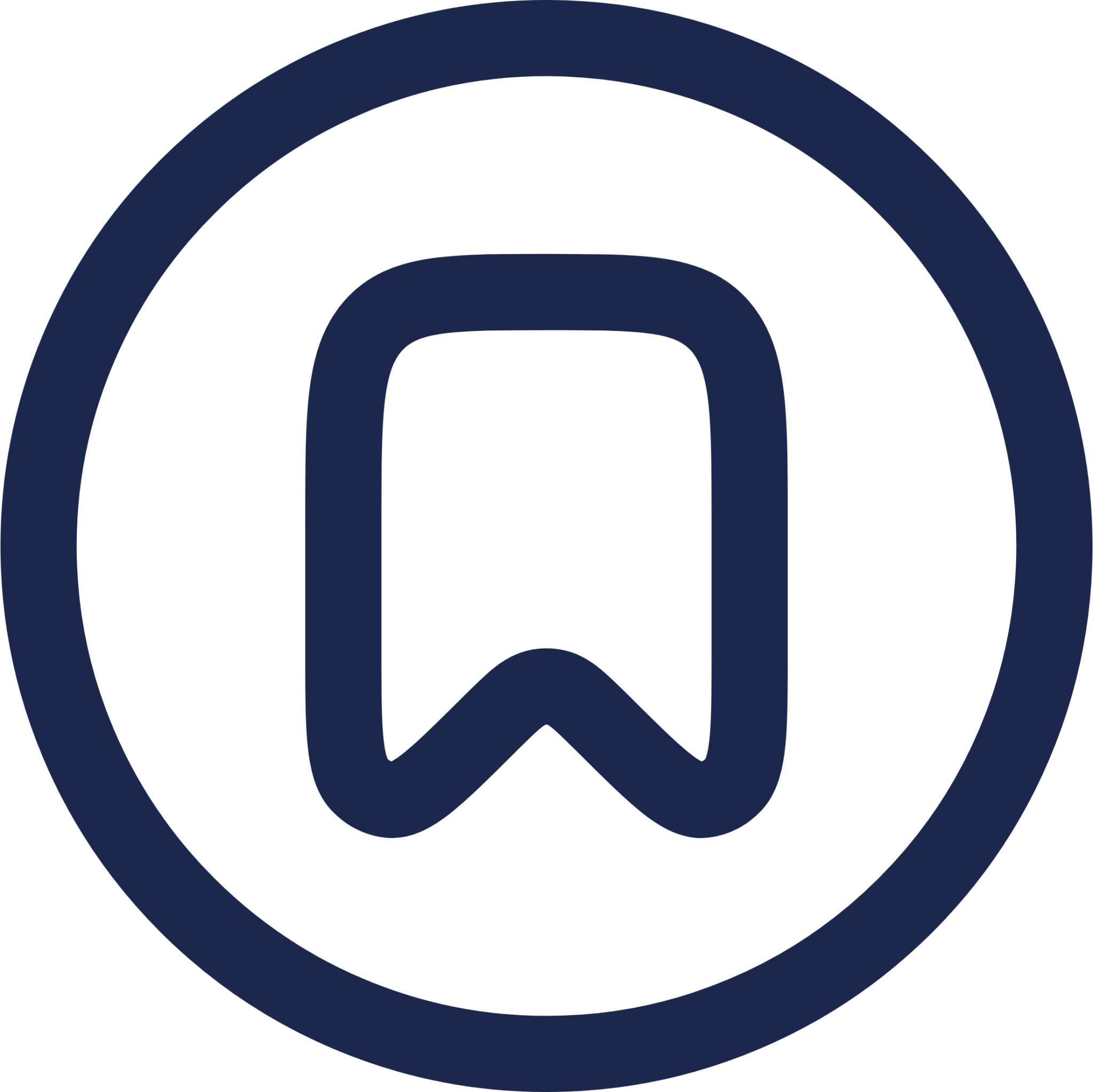 Bookmark Circle icon