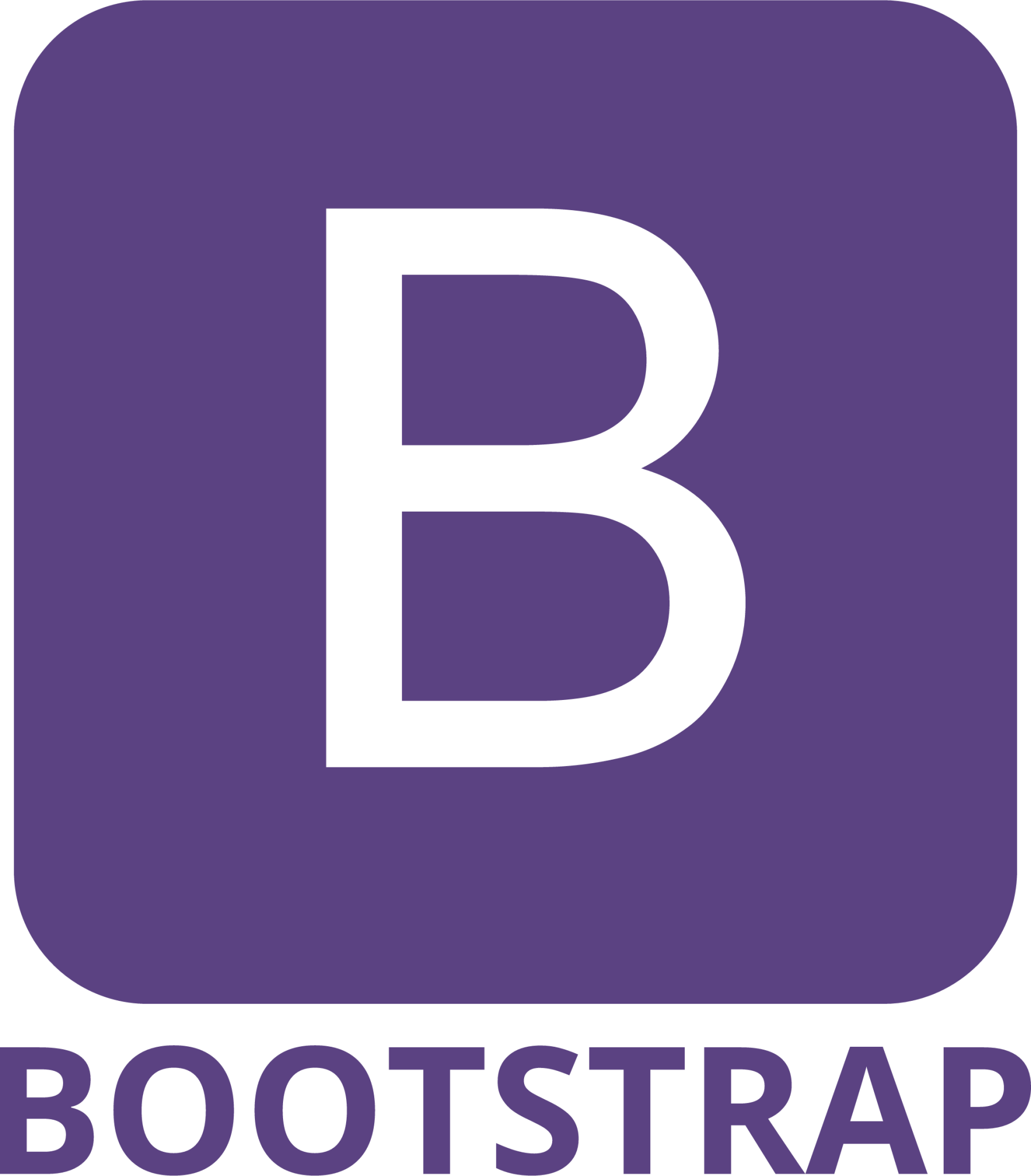 bootstrap plain wordmark icon