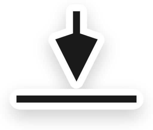 bottom side icon