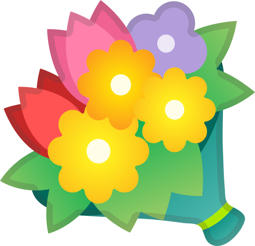 bouquet emoji