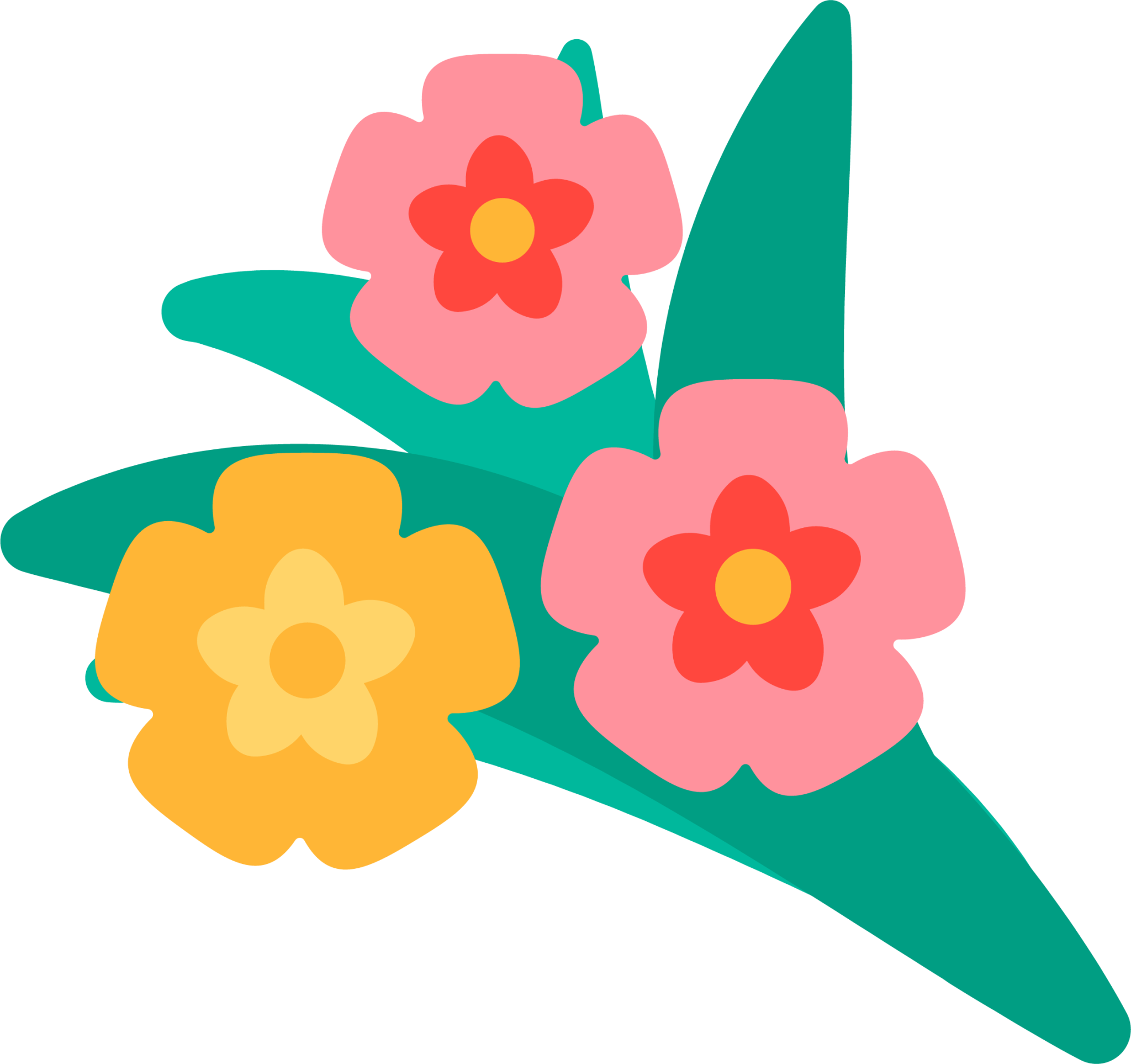 bouquet of flowers emoji