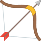 bow and arrow emoji