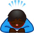 bow (black) emoji
