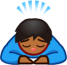 bow (brown) emoji