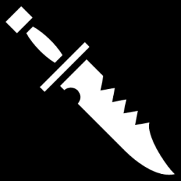bowie knife icon