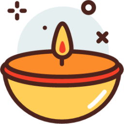 bowl candle icon