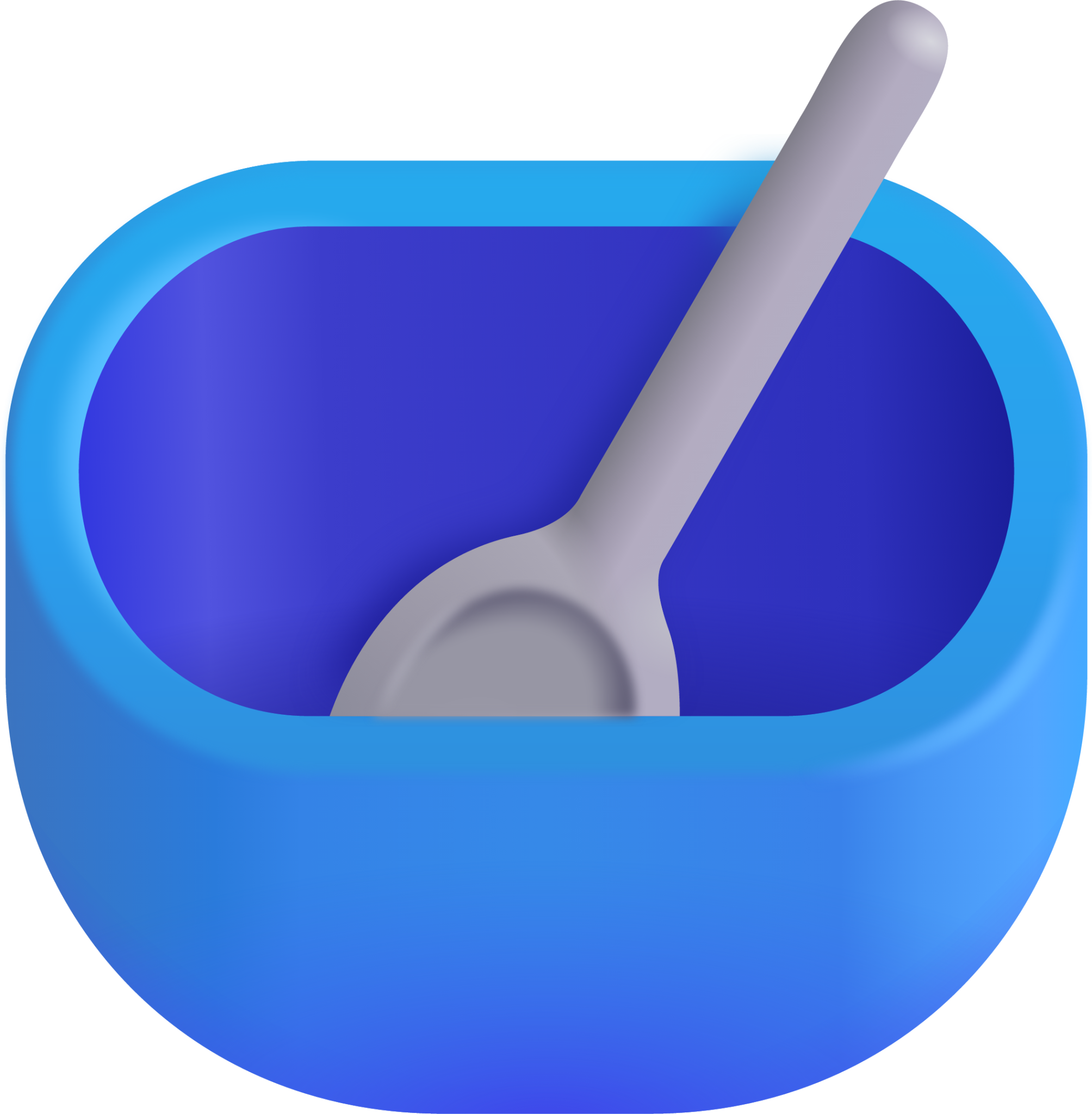 bowl with spoon emoji