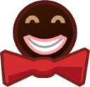 bowtie (black) emoji
