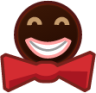 bowtie (black) emoji