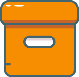 box archive orange illustration