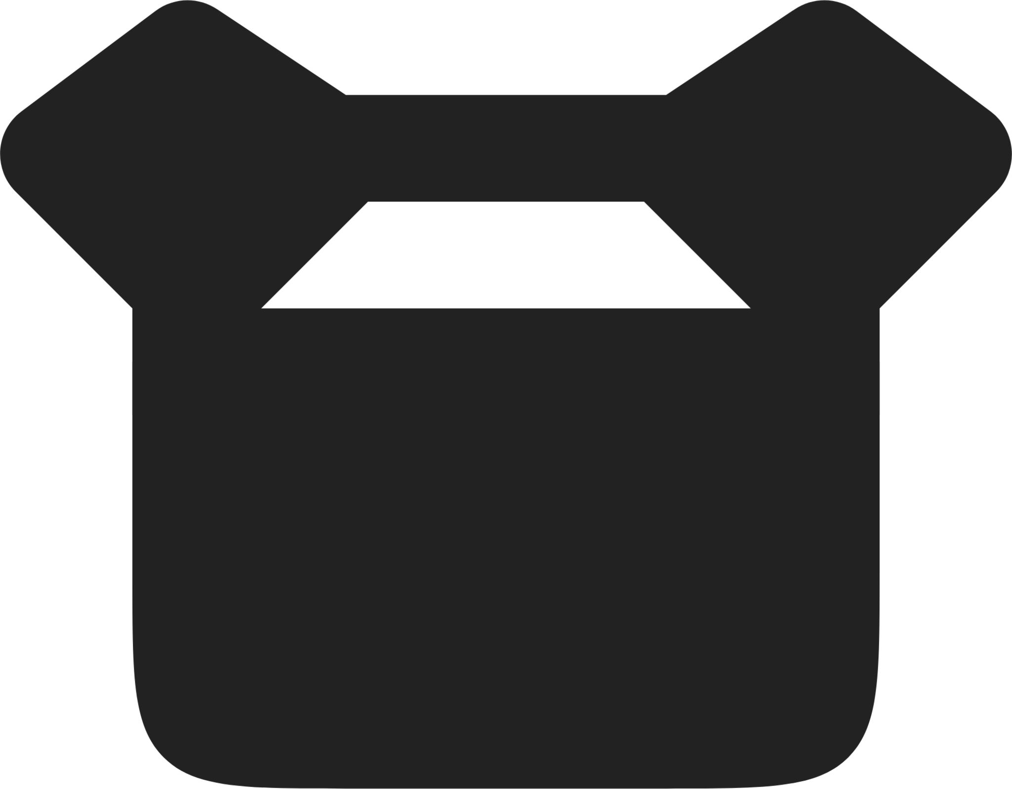Box open fill icon