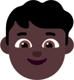 boy dark emoji