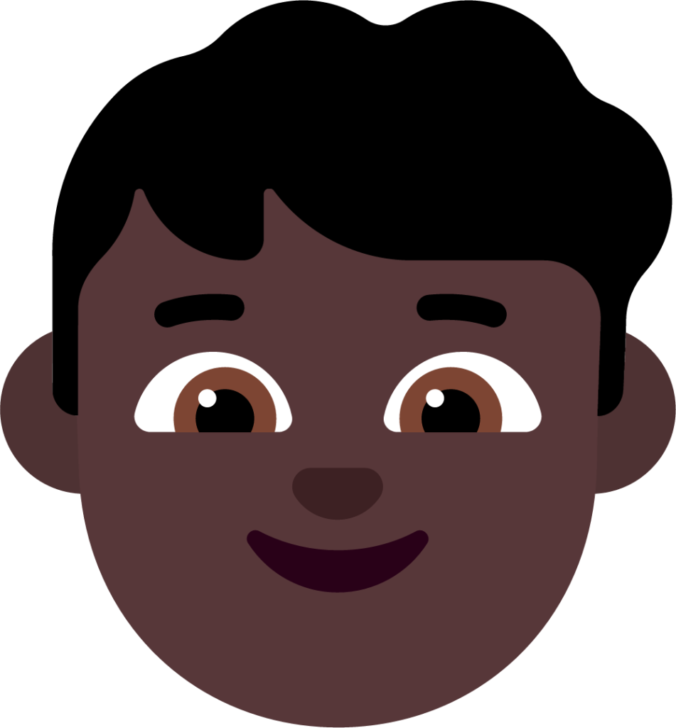 boy dark emoji