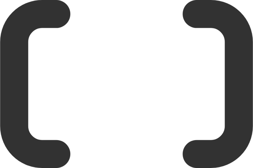 brackets square icon