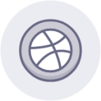 brand dribbble icon