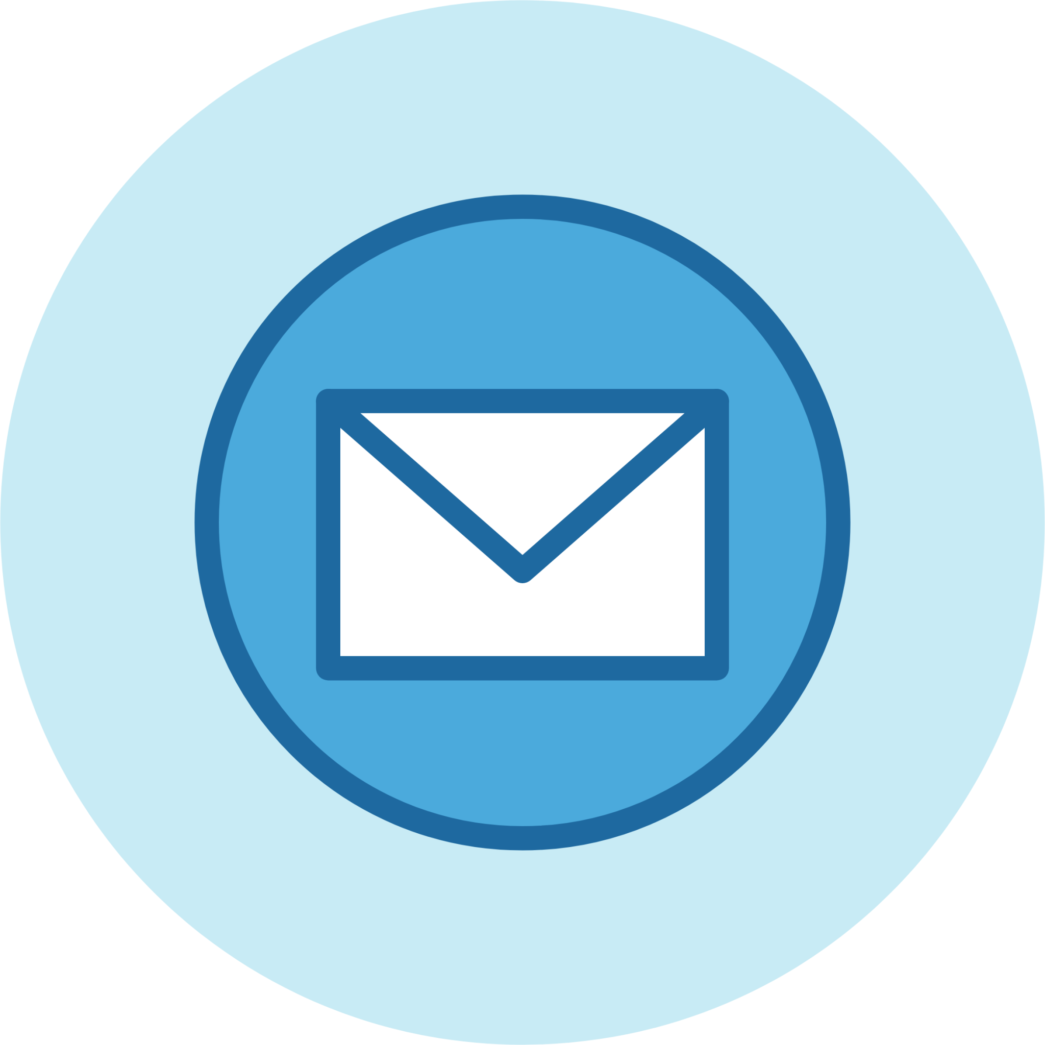blue email icon png