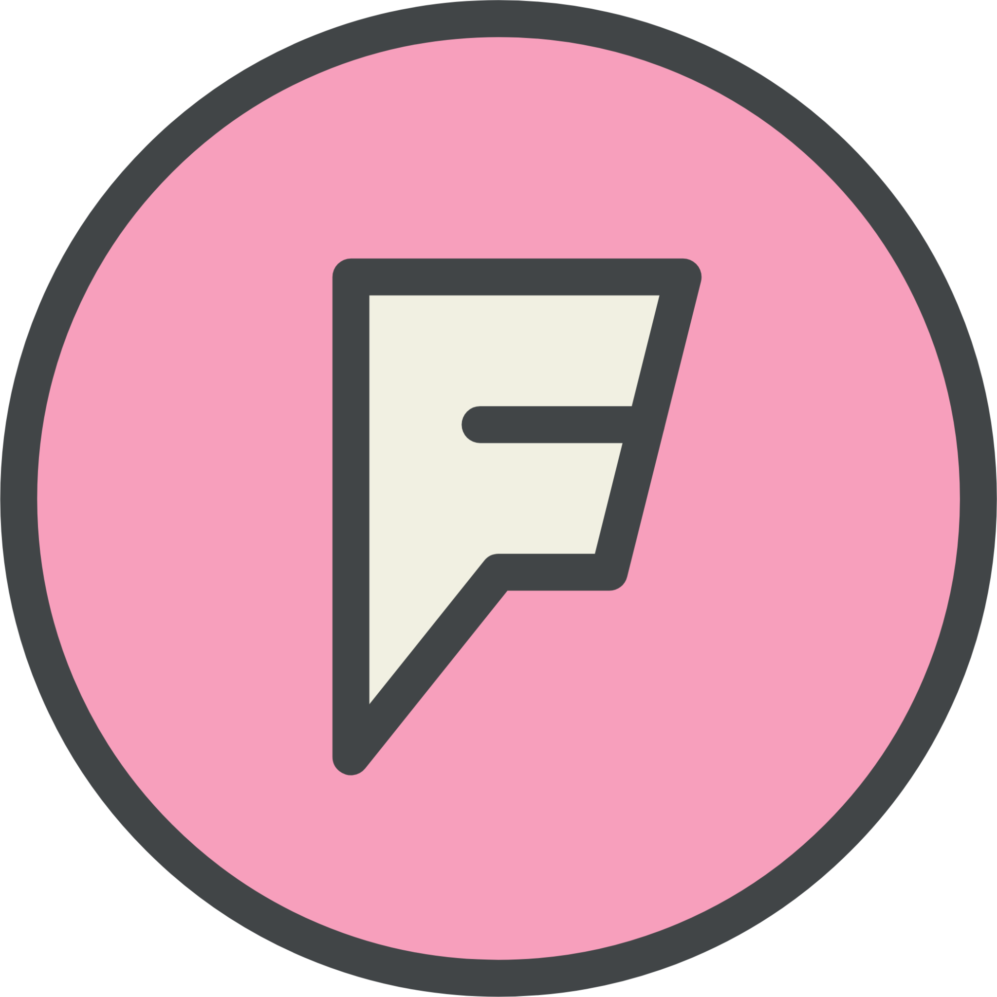 Foursquare app logo editorial image. Image of icons - 117582700