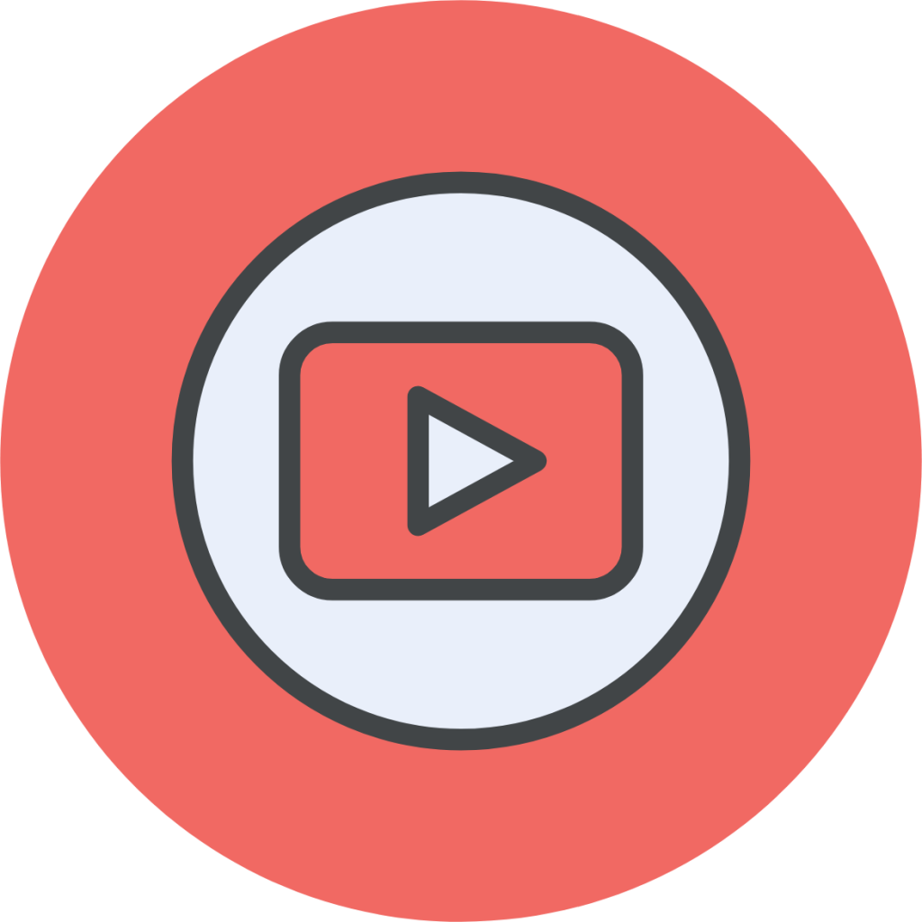 youtube play button icon transparent